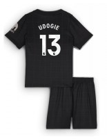 Tottenham Hotspur Destiny Udogie #13 Venkovní dres pro děti 2025-26 Krátký Rukáv (+ trenýrky)
